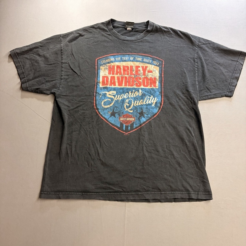 Harley-Davidson Superior Quality T-Shirt Avalanche Denver CO Black 2XL